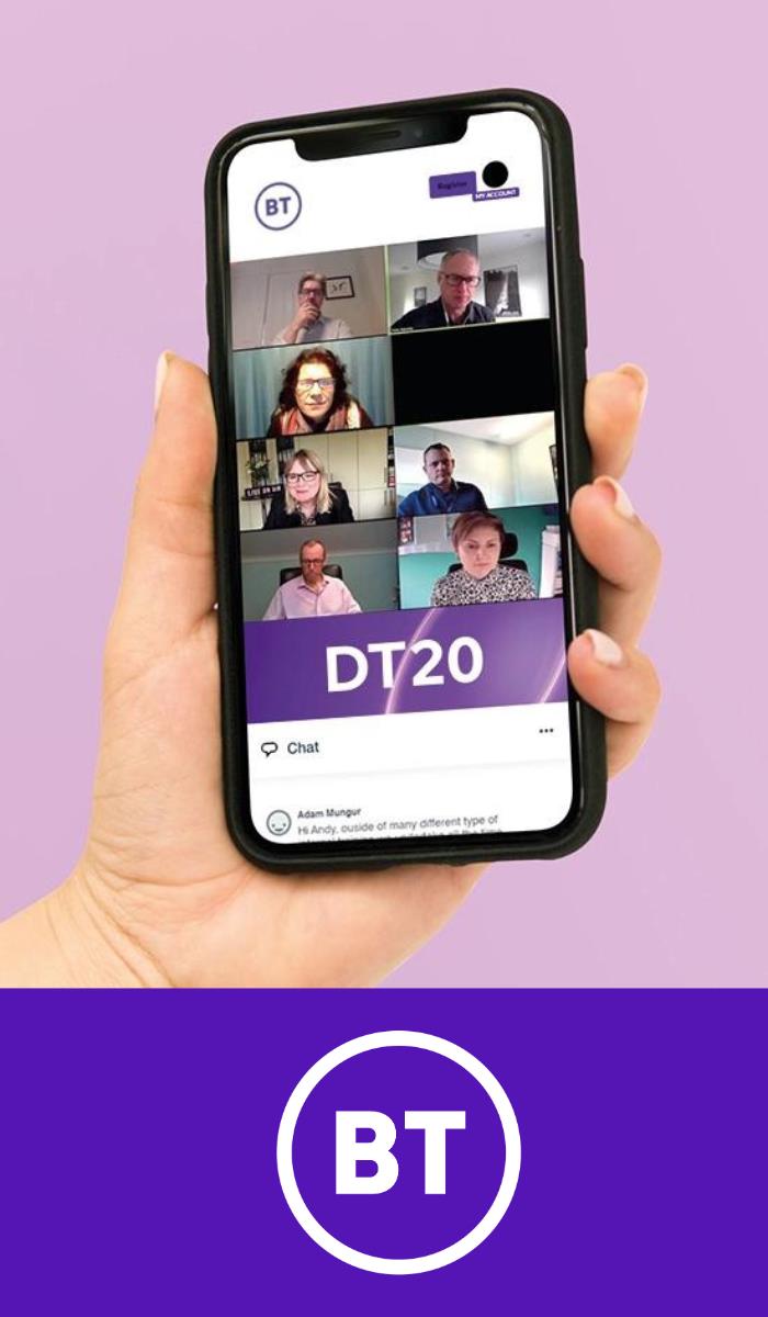 Delivering digital events for BT