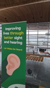 Specsavers ear testing poster 