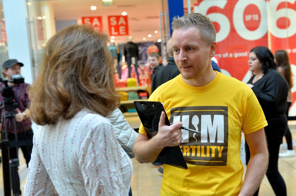 Simon at the HIMfertility launch